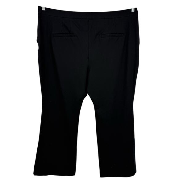 Eloquii Womens Plus size 28 Wide Led Dress Pants Ponte Stretch Black - Picture 2 of 11